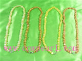 wholesale 6-7mm dye color nugget pearl necklace